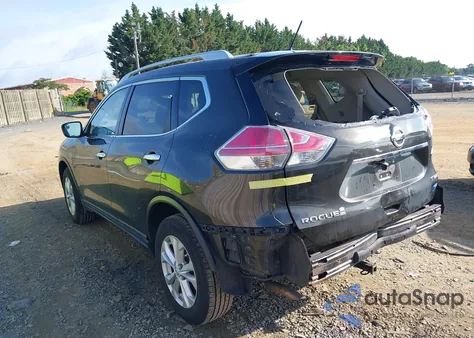 2014 Nissan Rogue Sv z USA, uszkodzony, nr VIN 5N1AT2MK8EC790328